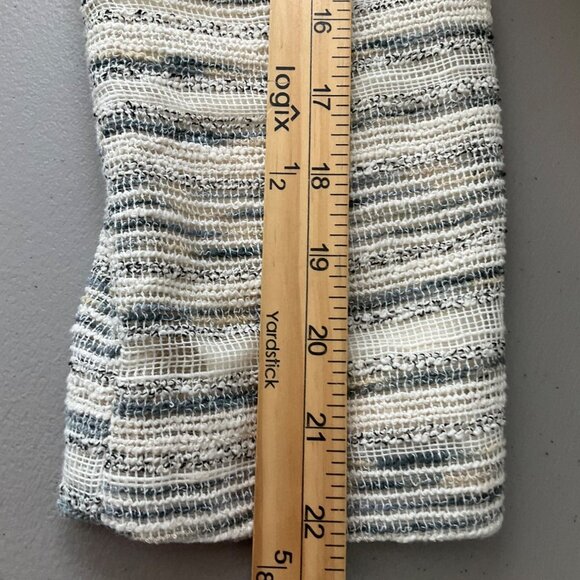 Monroe & Main Size 16 Tweed Beige Jacket Blazer Old Money Lady Like Preppy - Picture 10 of 14